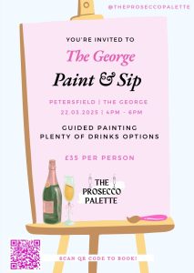 paint & Sip - The George Petersfield Pizzas - Pubs Petersfield - Pub Restaurant Petersfield - Cask Ales & Excellent Food & Wine - Great Dining